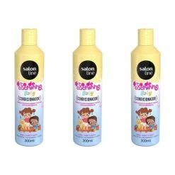 Kit C/03 Salon Line Baby Condicionador Infantil Todos Cabelos 300ml