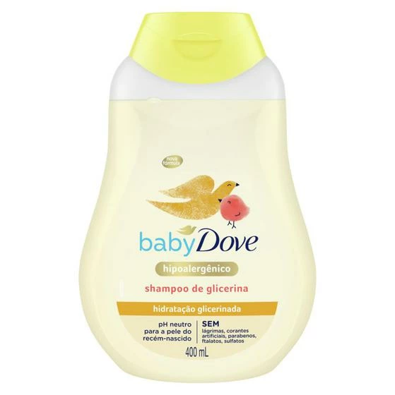 Baby Dove Shampoo Dove Baby Hidratação Glicerinada 400mL