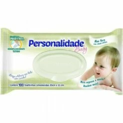 Lenco Umedecido Personalidade Baby Com 100 Unidades - Eurofral