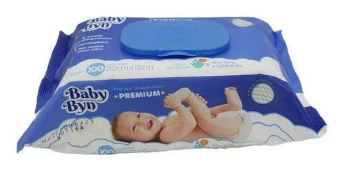 12 Pacotes Lenço Umedecido Baby Byn Premium 1200 Toalhinhas - Image 3