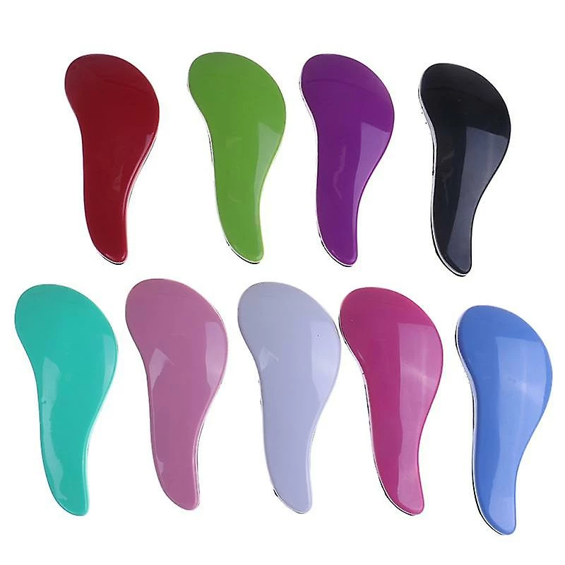 Mickcara Baby Kids And Women Detangling Hair Brush Combs Salon Gentle Anti-static Brush Tangle Wet Dry Bristles Handle Tangle Curly Gh45 - Image 3