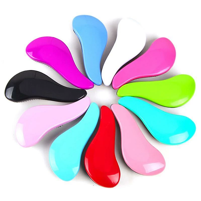 Mickcara Baby Kids And Women Detangling Hair Brush Combs Salon Gentle Anti-static Brush Tangle Wet Dry Bristles Handle Tangle Curly Gh45 - Image 5