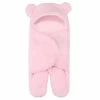 Unbranded Newborn Sleeping Wrap Swaddle Baby Cotton Plush Boys Girls Cute Receiving Blanket Sleeping