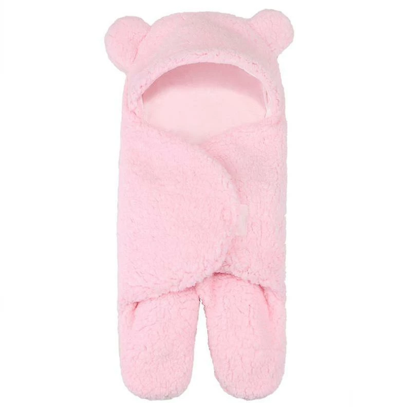 Unbranded Newborn Sleeping Wrap Swaddle Baby Cotton Plush Boys Girls Cute Receiving Blanket Sleeping