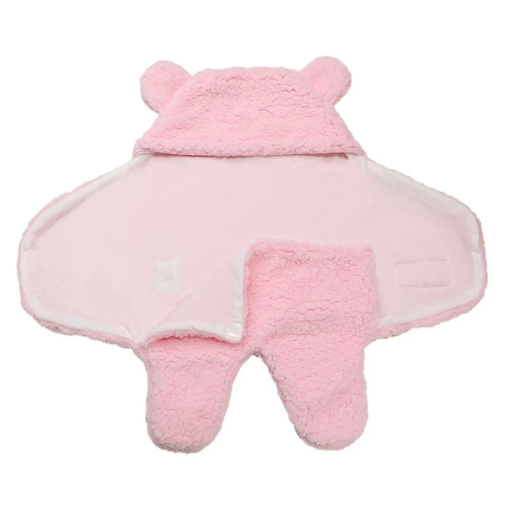 Unbranded Newborn Sleeping Wrap Swaddle Baby Cotton Plush Boys Girls Cute Receiving Blanket Sleeping - Image 3