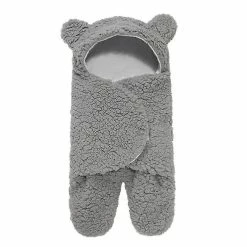 Unbranded Baby Plush Sleeping Bag Newborn Cute Soft Sleeping Wrap Swaddle Baby(0-6 Month)