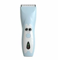 Unbranded Mute And Waterproof Baby Electric Hair Clipper With Rechargeable Household (blue)