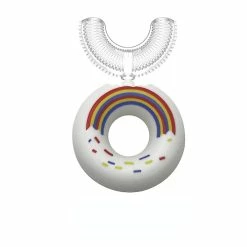 Blythe 1pc Baby U-shaped Toothbrush Childrens Oral Care Oral Silicone Cleaning Brush Conveniente E Simples Para 1-12y