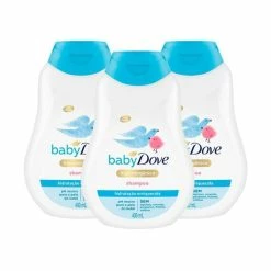 Shampoo Dove Baby Hidratação Enriquecida 400ml Kit Com Três Unidades