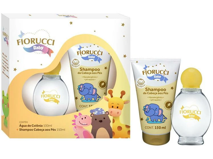 Kit Shampoo E Água De Colônia Bebê - Fiorucci Baby