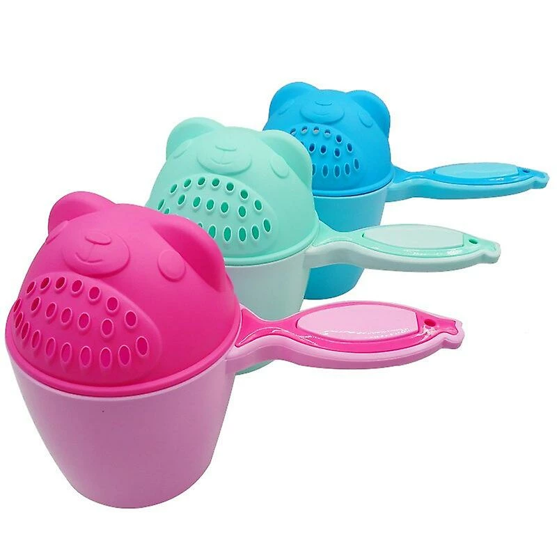Duqi Cute Cartoon Baby Bath Caps Toddle Shampoo Cup Children Bathing Bailer Baby Shower Spoons Child Washing Hair Cup Kids Bath Tool - Image 5
