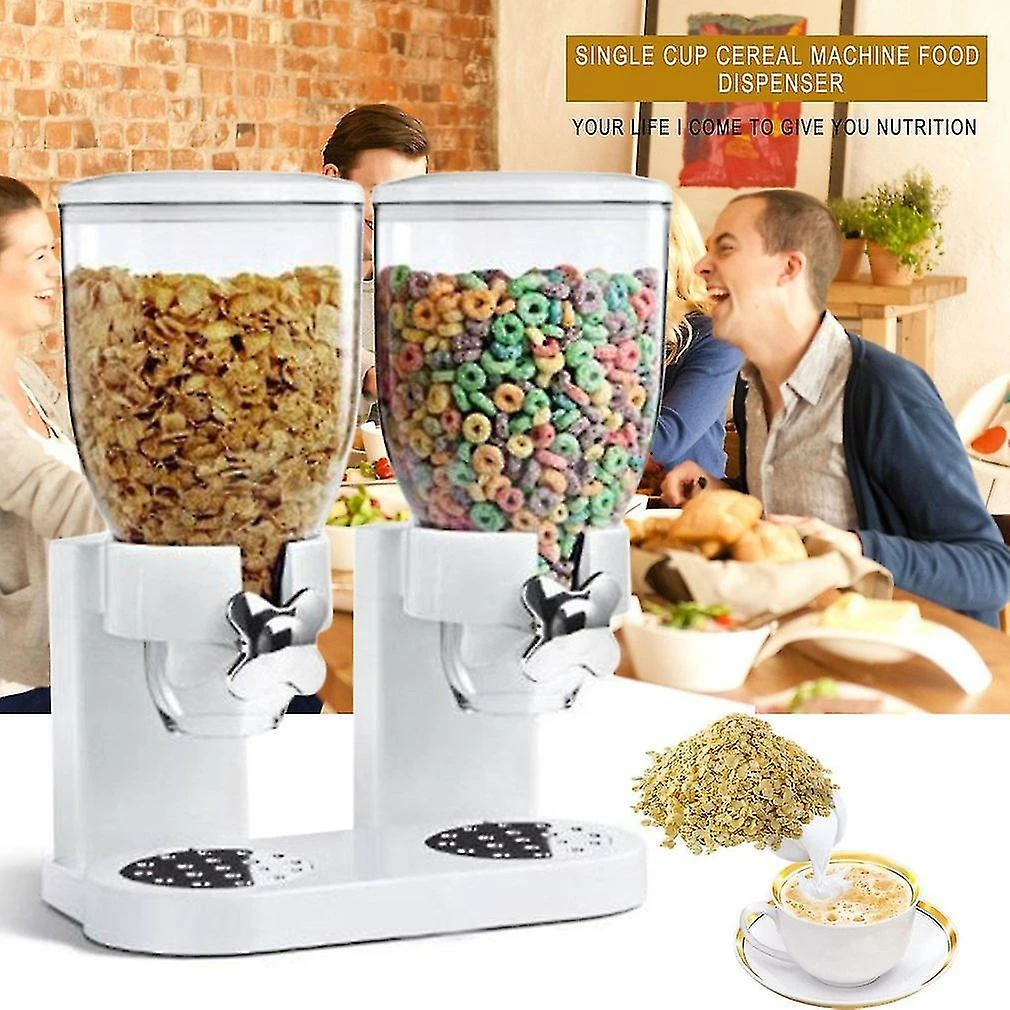 Hitoor Cereal Dry Food Dispenser Storage Container Dispense Kitchen Machine For Gift
