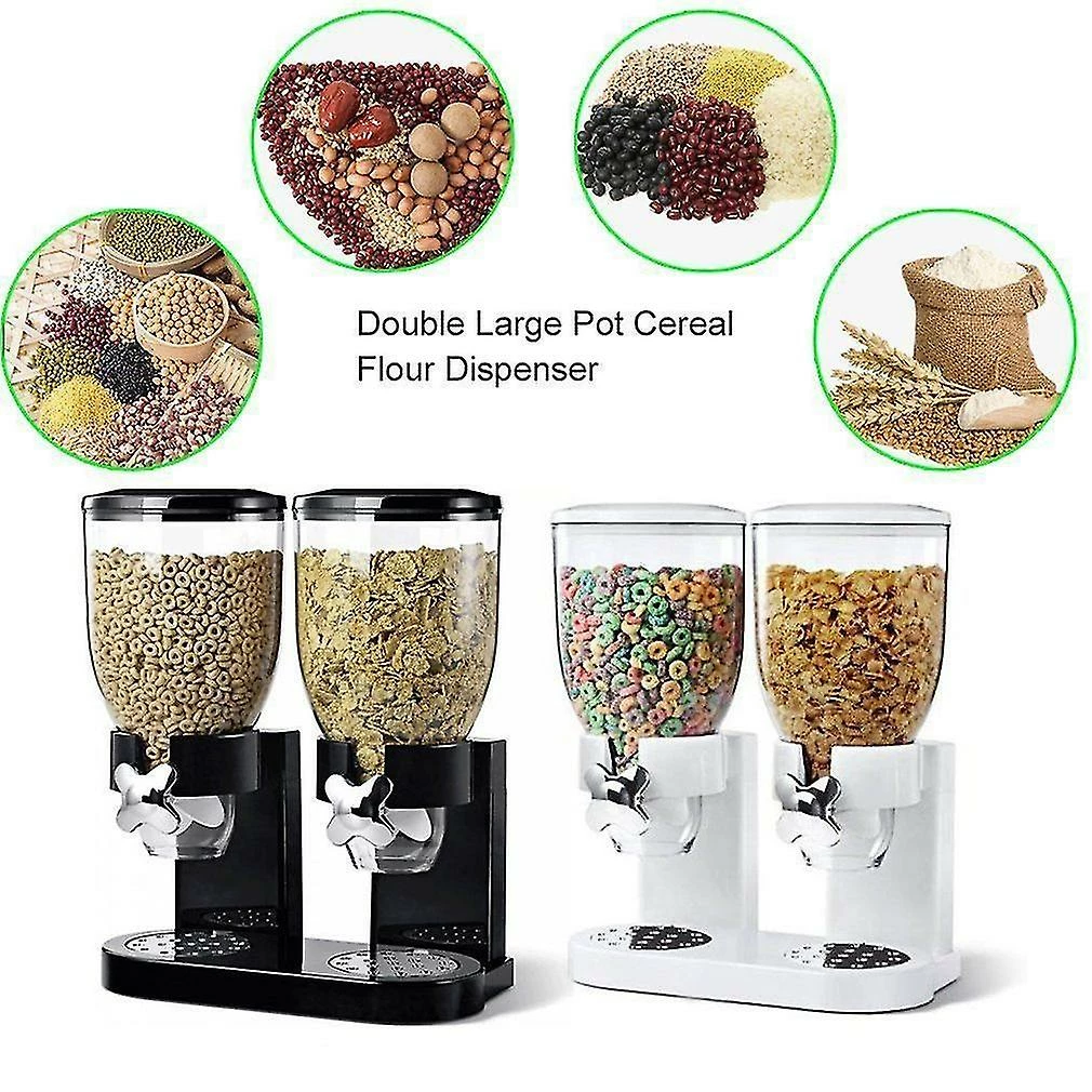 Hitoor Cereal Dry Food Dispenser Storage Container Dispense Kitchen Machine For Gift - Image 4