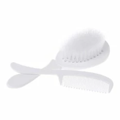 Unbranded 1 Set Baby Comb Brush Nursing Supplies Bathing Washing Hair Soft Bristle Round Tip Safe Head Massage Professional Grooming Newborn Care