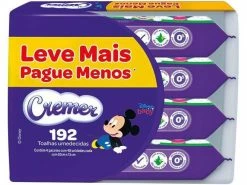 Kit Toalhas Umedecidas Cremer Disney Baby - 4 Unidades