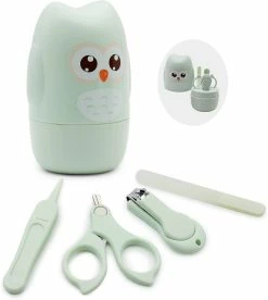 AcserGery 4 In 1 Baby Nail Clippers - Newborn Manicure Kit With Cute Case - Safe For Baby