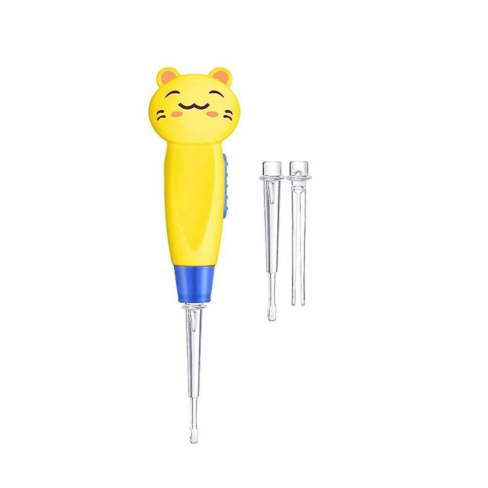 Sevenprin Cartoon Led Light Earwax Cleaner Removedor Ferramenta Crianças Baby Earwax Kit De Limpeza