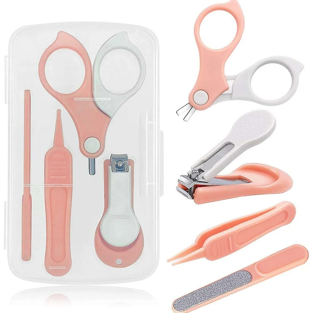Wonderful Fong Fong Baby Nail Kit, Baby Nail Care Set 4 In 1, Incluindo Cortador De Unhas De Bebê, Tesoura De Unha, Arquivo De Unha E Pinças, Kit De Manicure Para Recém-nascidos