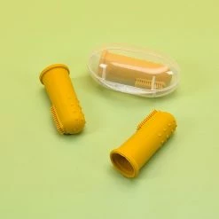 Lmell Infant Oral Care Cleaning Brush Food Grade Silicone Finger Toothbrush Baby Stuff Child