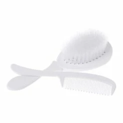 Lmell 1 Set Baby Comb Brush Nursing Supplies Bathing Washing Hair Soft Bristle Round