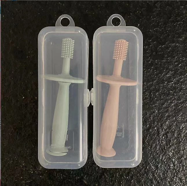 Yskaze Double Sided Toothbrush Baby Toothbrush For 6 Months To 4 Years Old With Soft Bristles Bpa-free Toddler Toothbrush With Anti-choke Guard - Image 2