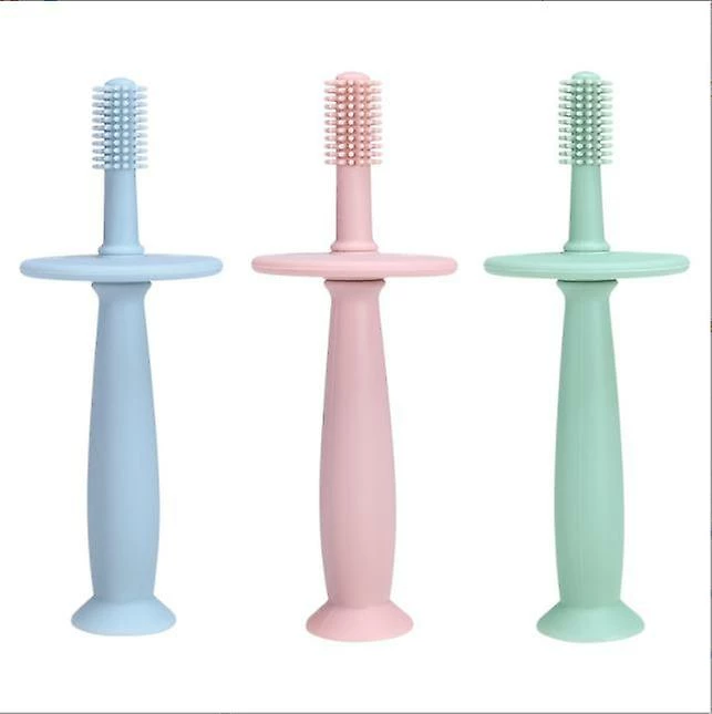 Yskaze Double Sided Toothbrush Baby Toothbrush For 6 Months To 4 Years Old With Soft Bristles Bpa-free Toddler Toothbrush With Anti-choke Guard - Image 3