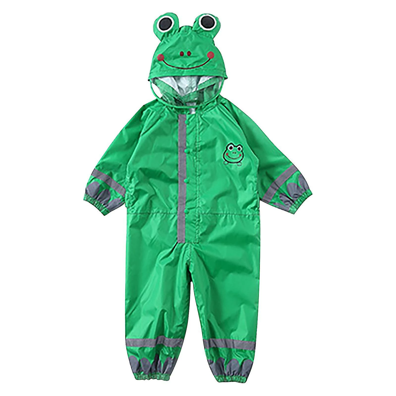 Unbranded Three-dimensional Boy Baby Child One-piece Raincoat Girl Thin Hooded K