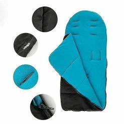 Unbranded Winter Baby Toddler Universal Footmuff Cosy Toes Apron Liner Buggy Pram Stroller Sleeping Bag Windproof Warm Thick Cotton Pad