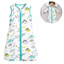 Unbranded Breathable Cotton Baby Wearable Blanket,fits Toddlers Age 0-48months