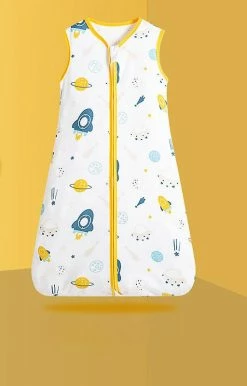 Baby Sleep Bag, Unissex Babies's Cotton Sleeveless Sleepbag Wearable Blanket 100% Algodão Swaddle Transition Sleeping Bag
