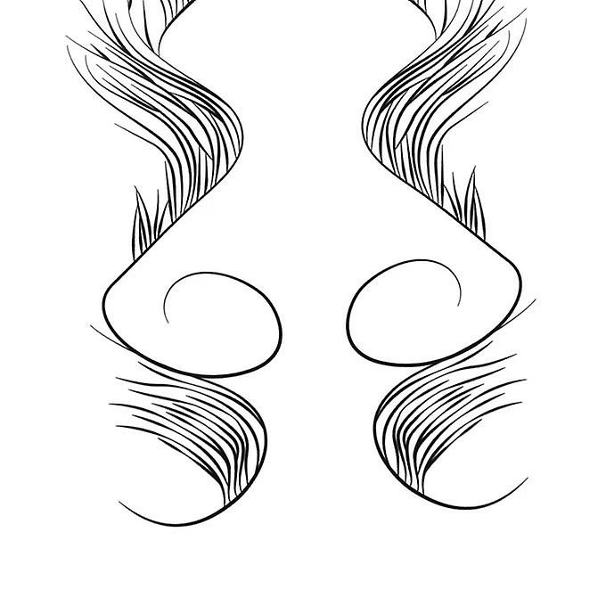 XD Baby Hair Tattoo Stickers Temporary For Women Girls Fashion Hair C - Image 5