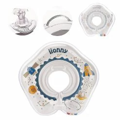 Unbranded Baby Neck Floating Ring Baby Swimming Ring Cute Inflatable Floating Ring
