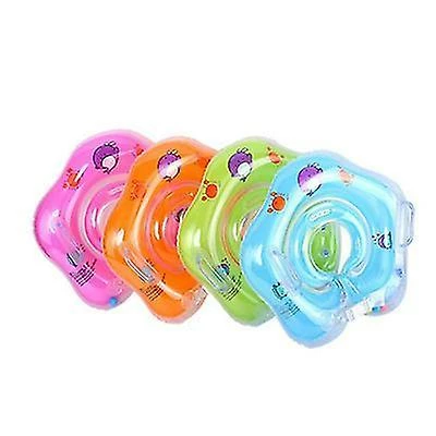 Unbranded Inflatable Swimming Ring For Newborn Baby ,baby Neck Swimming Ring(Blue) - Image 3
