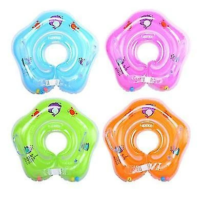 Unbranded Inflatable Swimming Ring For Newborn Baby ,baby Neck Swimming Ring(Blue) - Image 4