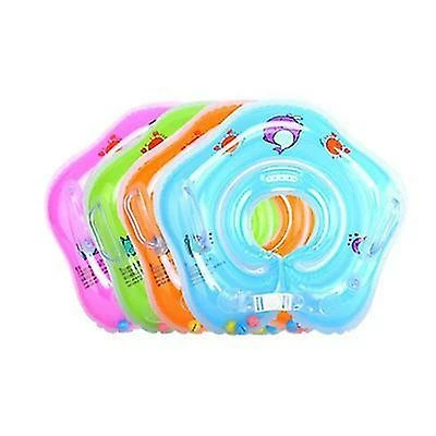 Unbranded Inflatable Swimming Ring For Newborn Baby ,baby Neck Swimming Ring(Blue) - Image 5