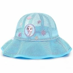 Unbranded Children's Fisherman Hat Girls Baby Summer Thin Sun Hat Frozen Cute Sun Hat（Blue）