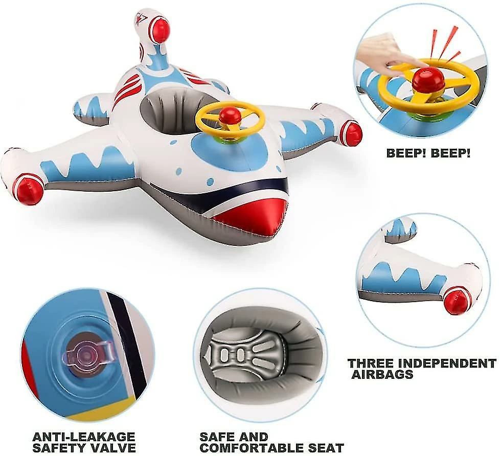Belita Amy Free Swimming Baby Inflatable Swim Float Seat Boat Pool Swim Ring For Toddler - Image 3
