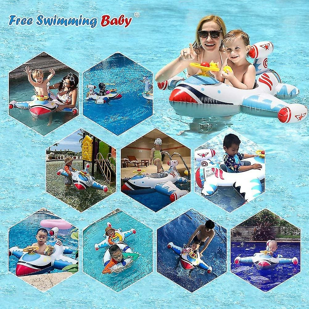 Belita Amy Free Swimming Baby Inflatable Swim Float Seat Boat Pool Swim Ring For Toddler - Image 5