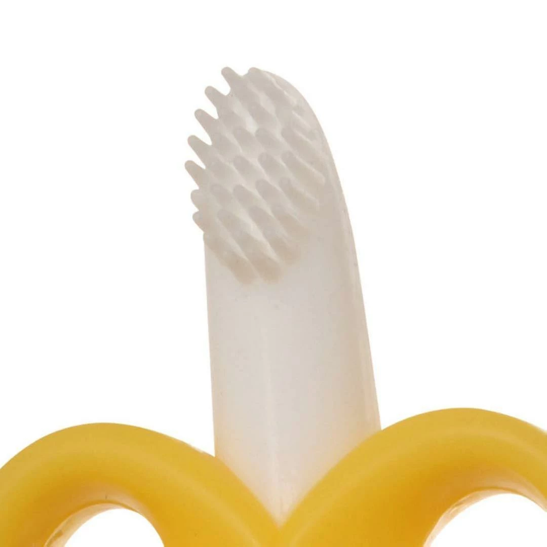 Belita Amy Banana Toothbrush And Teether, Baby Molar Teeth, Molar Jelly, Banana Toothbrushes, Fruit Molars, Yellow - Image 2