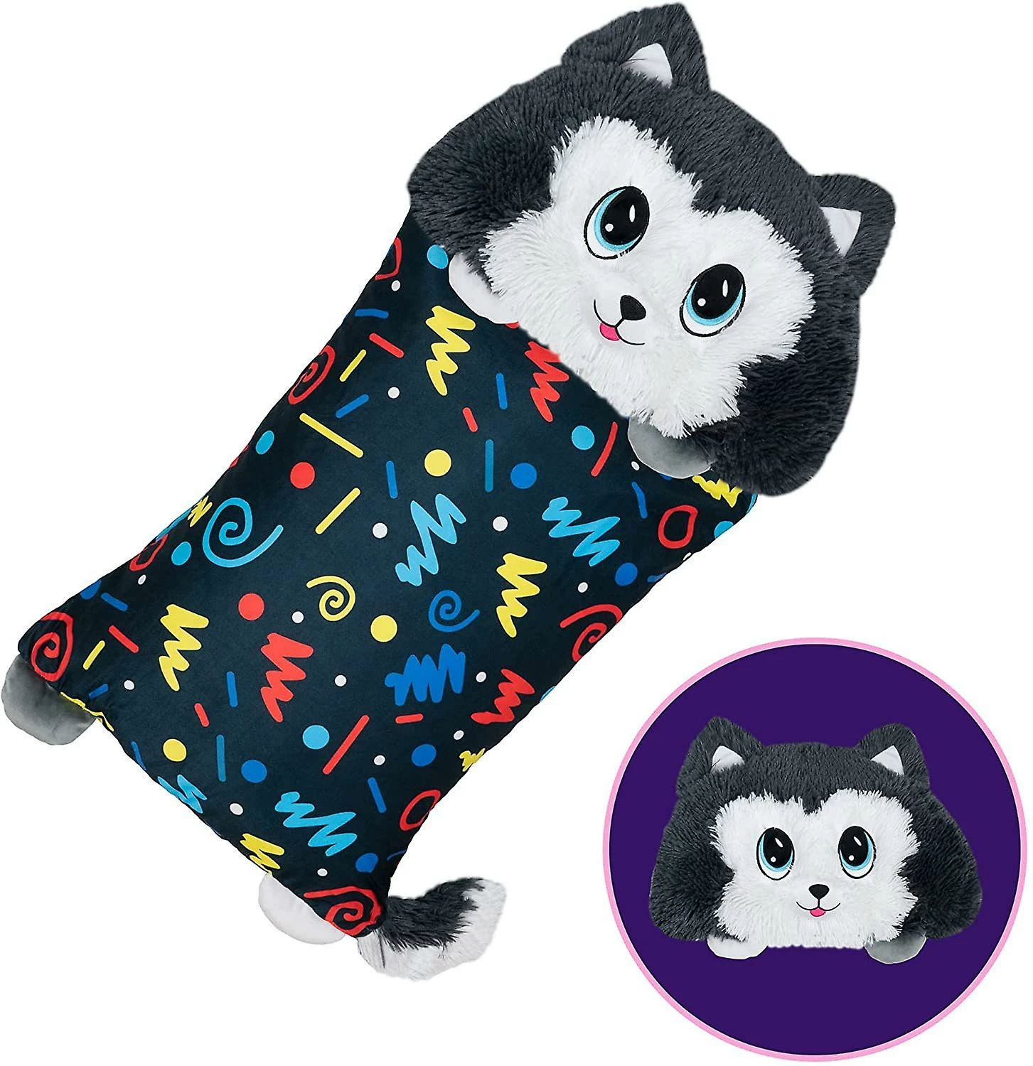 WOSAWE Fluffaluff Pets Baby Pillow Cover Soft Kid Children Pillowcase Cushion Case Animal Cartoon Pillow Cushion For 1 To 40 Years Old