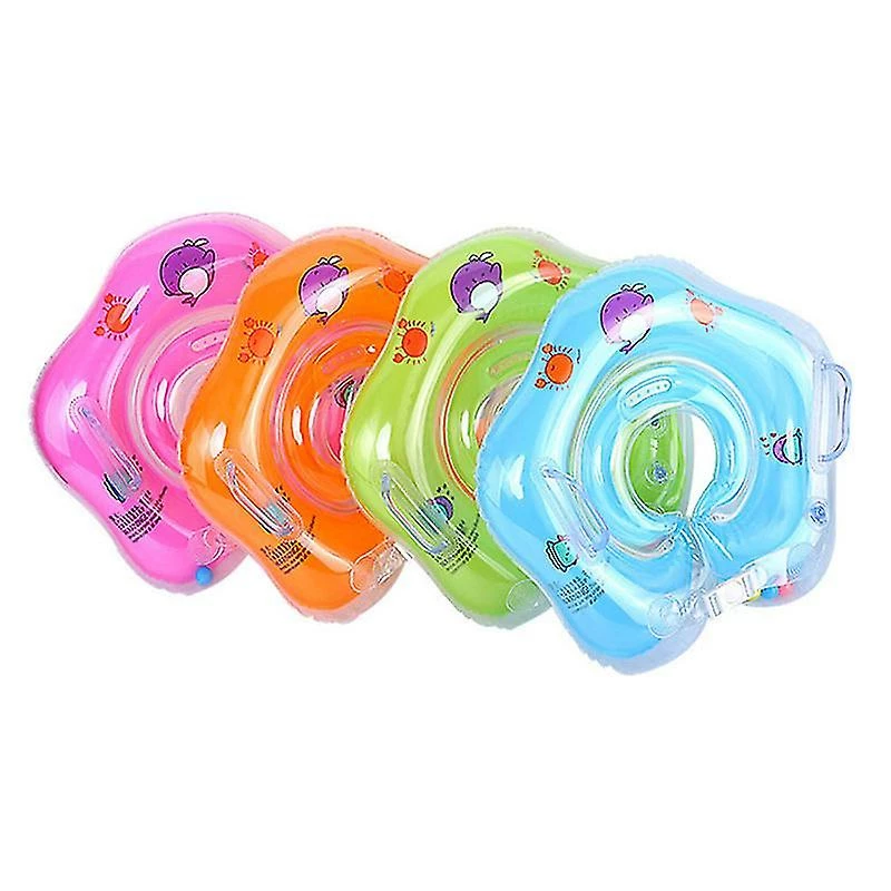 Unbranded Swimming Ring Baby Inflatable Swim Toddlers Swim Safe Seat Neck Swim Ring For Newborn Baby