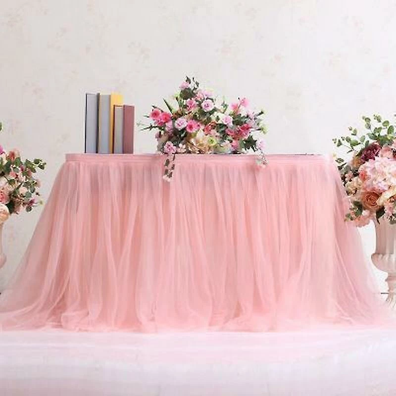 Unbranded Tutu Tulle Table Skirt Wedding Birthday Decor Party Baby Shower Tableware Xmas_a - Image 5