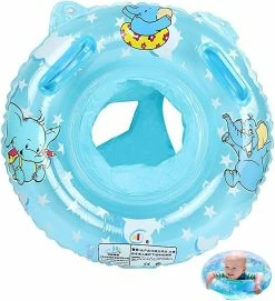 Unbranded Baby Swimming Ring, Baby Pool Seat Inflatable Swimming Ring Floating Swimming Ring (blue Swimming Ring)