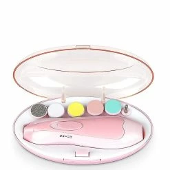 Scacv Baby Nail File Trimmer Safe Electric Nail Clippers Kit Compatible With Newborn Infant Toddler Kids Toe