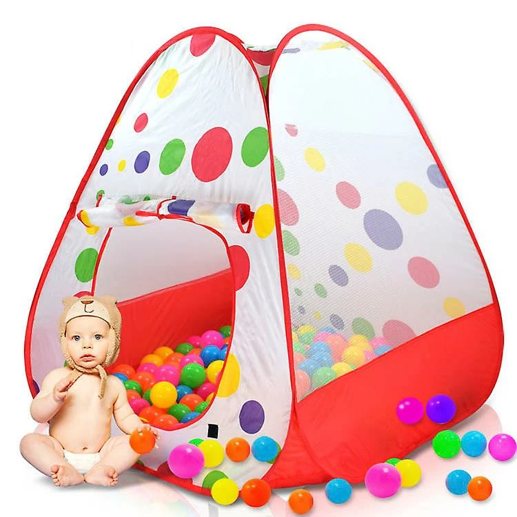Unbranded 1 Pack, Kids Tent Collection Pop Up Theater Tent, Baby Play House, Great For Indoor And Outdoor Play, Indoor Outdoor Kids Tent ---- No Balls