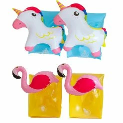 Giveuphesit 2pcs Inflatable Arm Band Swimming Aid For Children Baby Toddler