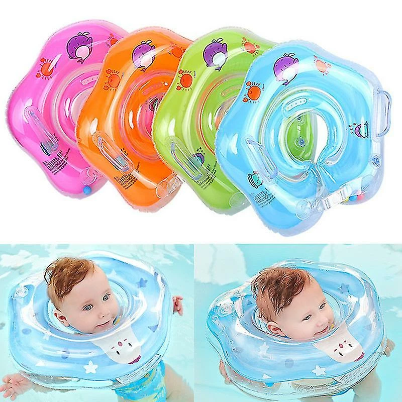 Sports Equipment Baby Swimming Ring Neck Inflatable Safety Swim Accessories