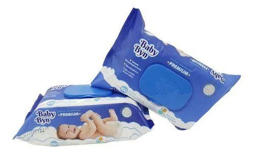 12 Pacotes Lenço Umedecido Baby Byn Premium 1200 Toalhinhas - Image 4