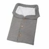 Beitong Unisex Infant Baby Blankets Soft Thick Fleece Knit ,light Gray
