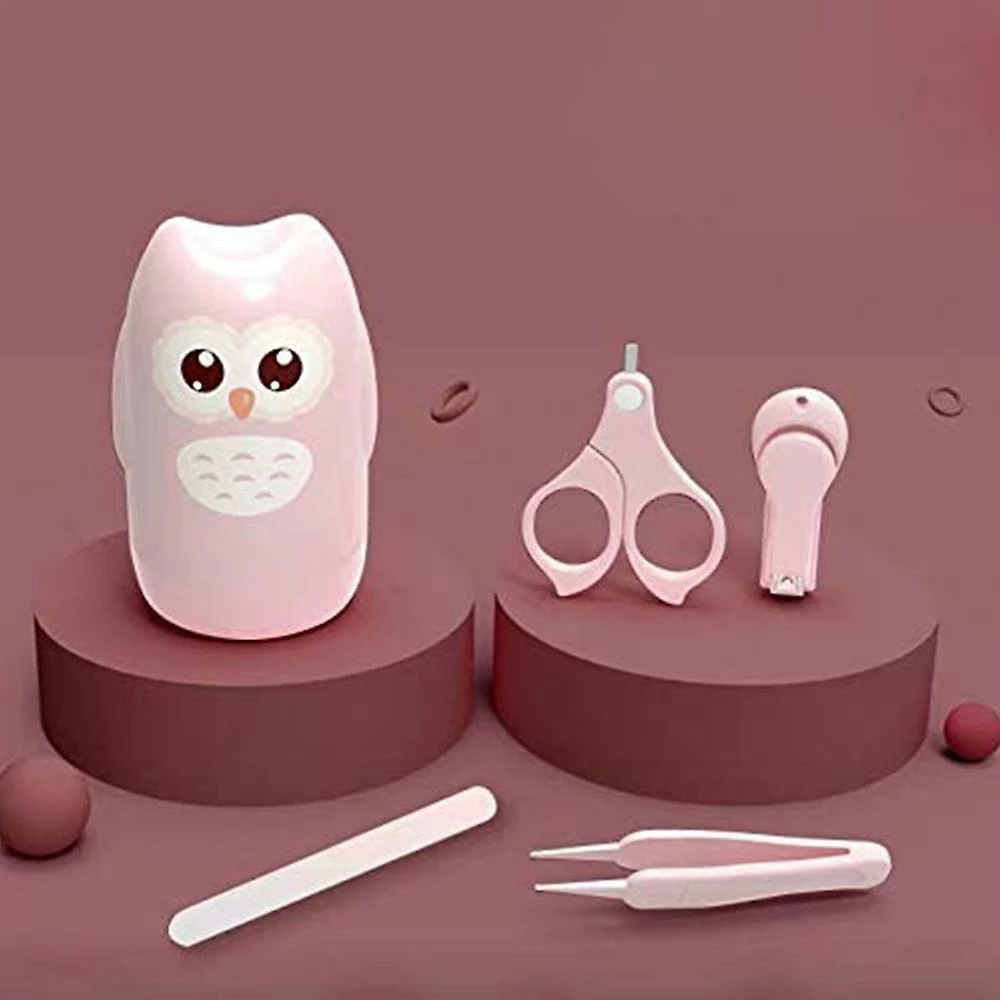 Ksalfye Baby Nail Kit, 4-in-1 Baby Nail Care Set With Cute Case, Baby Nail Clipper, Scissors, Nail File & Tweezers,owl Green Baby Manicure Kit And Pedicure Ki - Image 5